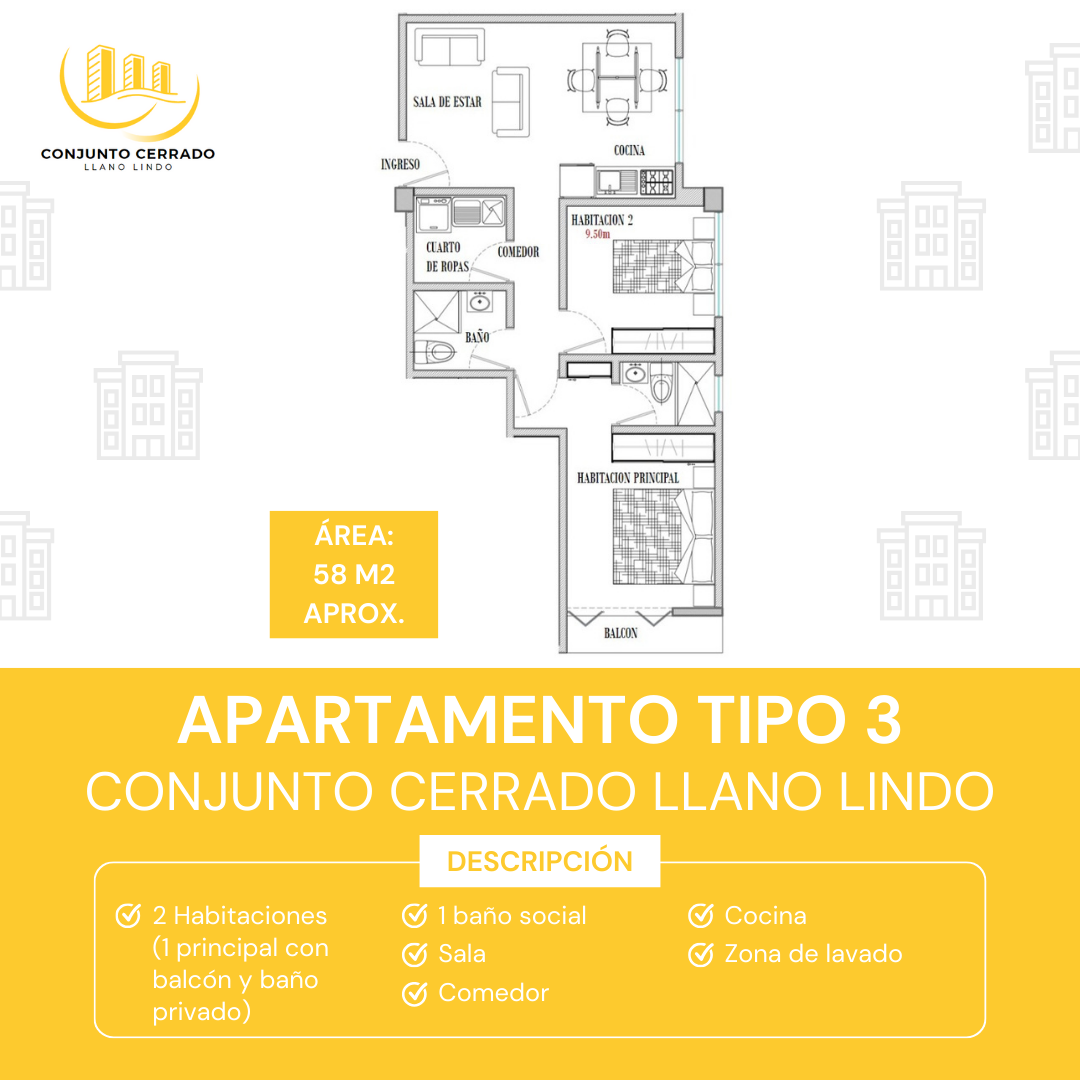 Apartamento tipo 3